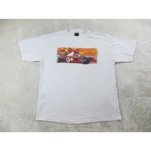 VINTAGE Ferrari Shirt Mens Extra Large White Formula 1 F1 Racing 2002*
